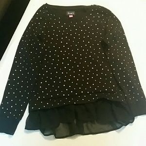 Black seater with silver stars